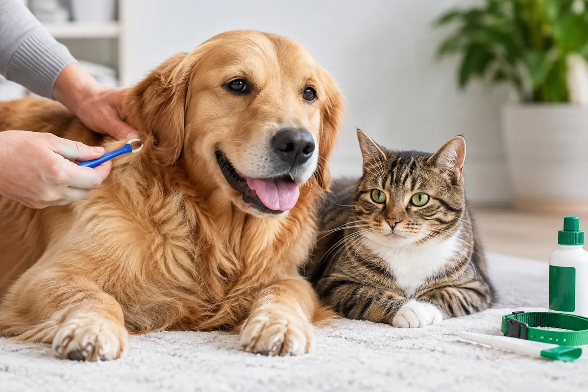 Tick Prevention for Dogs and Cats at Home