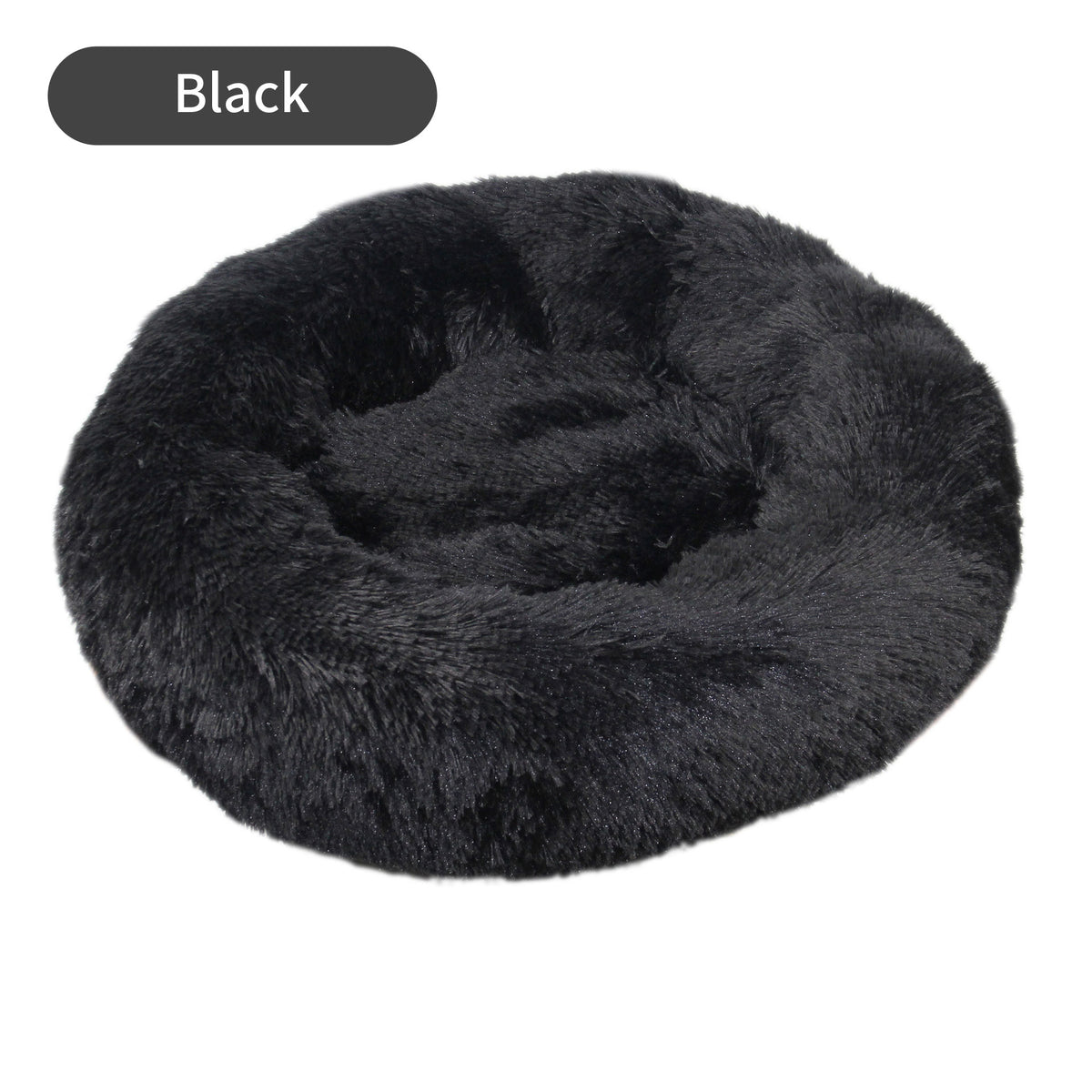 Round Plush Pet Bed – Cozy Winter Warm Mattress for Cats & Dogs