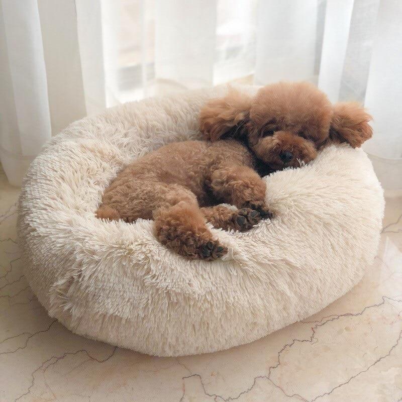 Elegant Plush Pet Bed — Kennel-Quality Cushion for Dogs & Cats