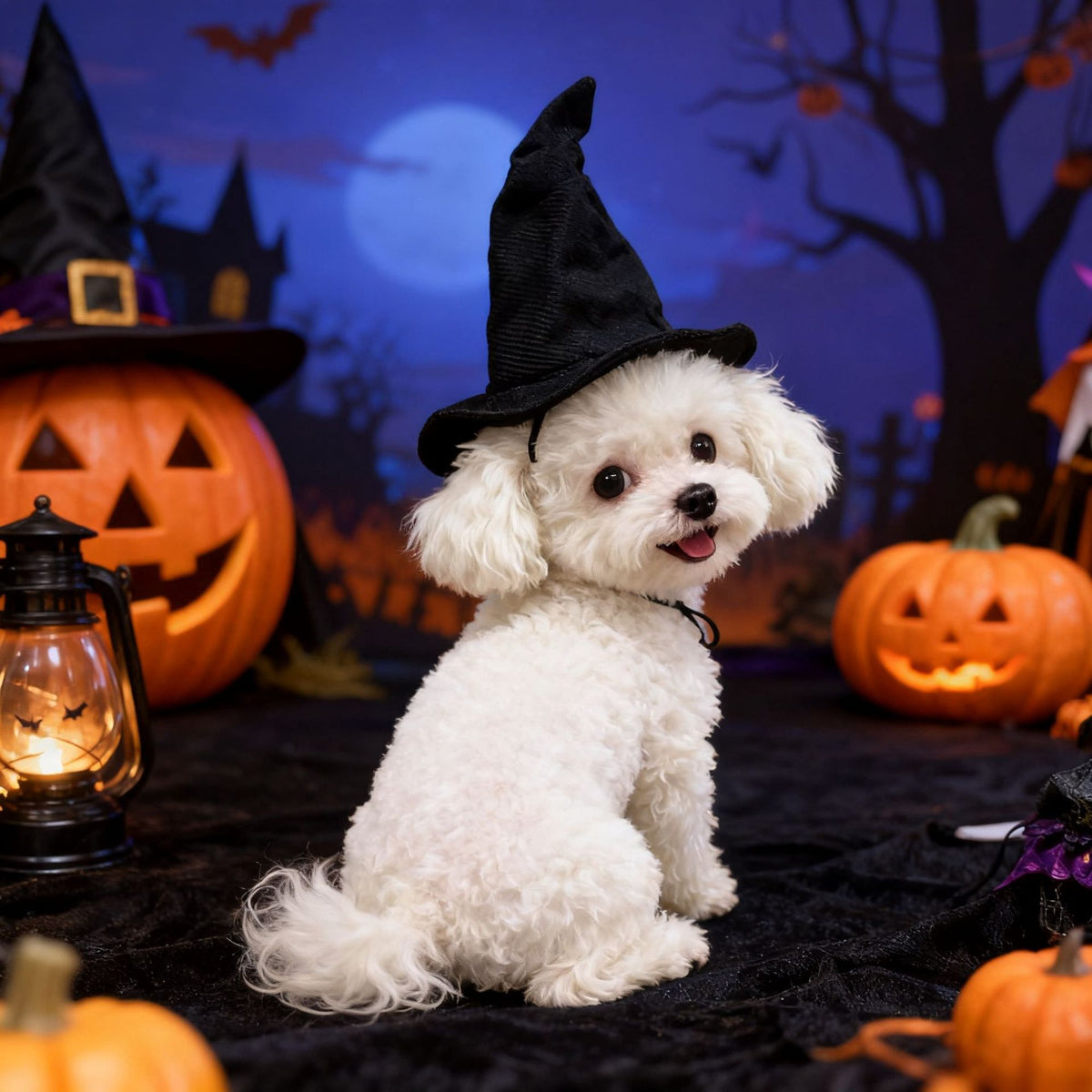 Halloween Pet Magic Hat – Festive Transformation Costume Hat for Dogs & Cats
